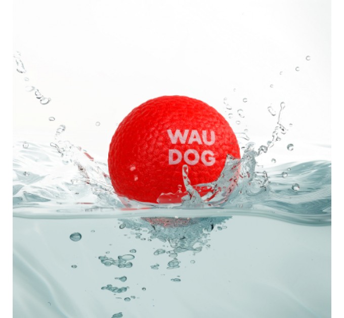 WAUDOG Іграшка для собак WAUDOG Fun Red Ball 70 мм (6001)