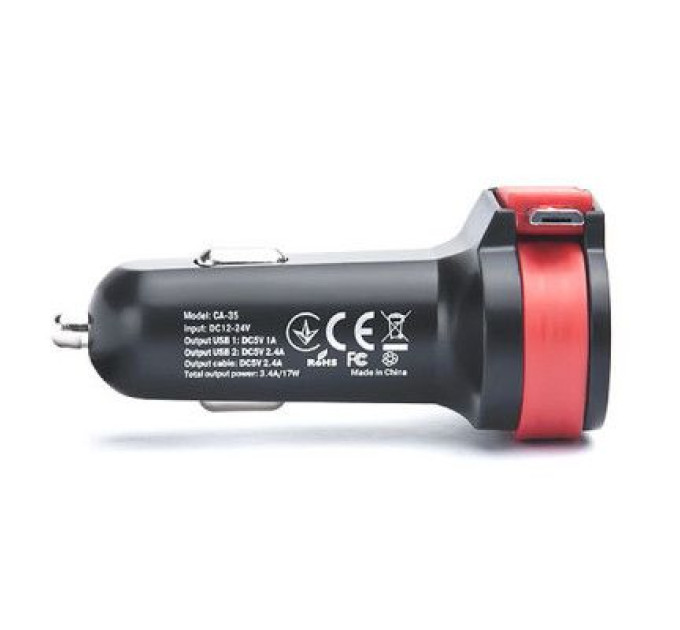 REAL-EL Зарядний пристрій REAL-EL CA-35 black (EL123160012)
