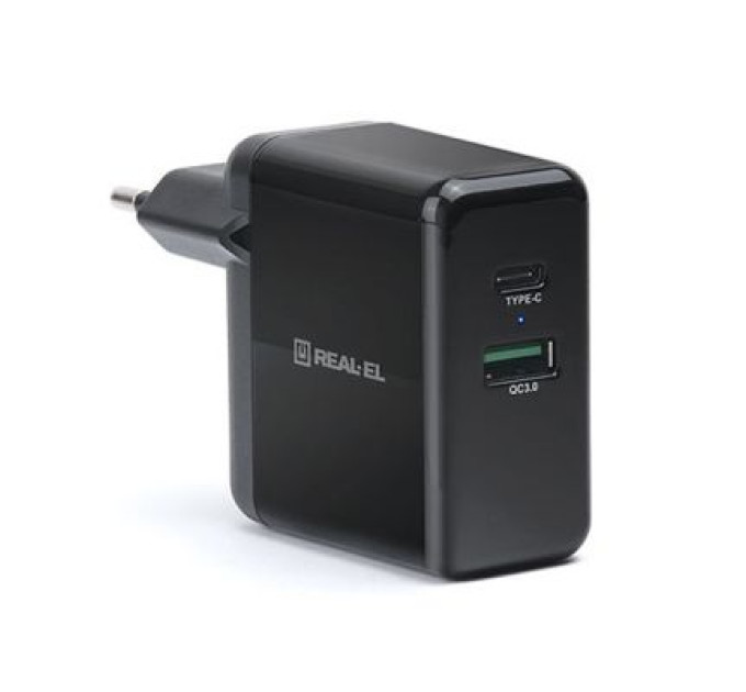REAL-EL Зарядний пристрій REAL-EL CH-350 black (EL123160017)