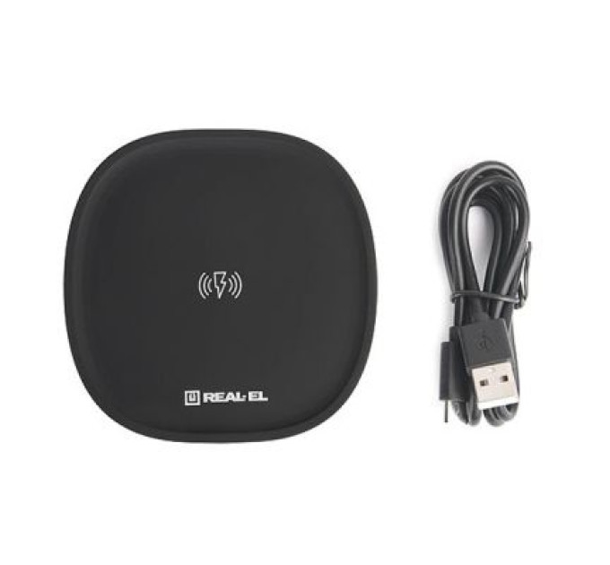 REAL-EL Зарядний пристрій REAL-EL WL-740 black (EL123160019)