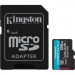 Kingston Карта пам'яті Kingston 128GB microSDXC сlass 10 UHS-I U3 V30 A2 Canvas Go Plus G4 (SDCG4/128GB)