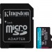 Kingston Карта пам'яті Kingston 512GB microSDXC сlass 10 UHS-I U3 V30 A2 Canvas Go Plus G4 (SDCG4/512GB)