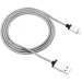 Canyon Дата кабель USB 2.0 AM to Lightning 1.0m MFI Dark gray Canyon (CNS-MFIC3DG)
