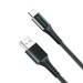 Grand-X Дата кабель USB 2.0 AM to Type-C 1.2m Black Grand-X (FC-12B)