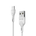 Grand-X Дата кабель USB 2.0 AM to Type-C 1.0m White Grand-X (PC-03W)