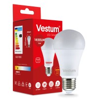 Лампочка Vestum LED A65 15W 3000K 220V E27 (1-VS-1102)