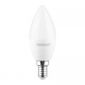 Лампочка Vestum LED C37 6W 3000K 220V E14 (1-VS-1304)