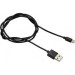 Canyon Дата кабель USB 2.0 AM to Lightning 1.0m MFI Black Canyon (CNS-MFICAB01B)