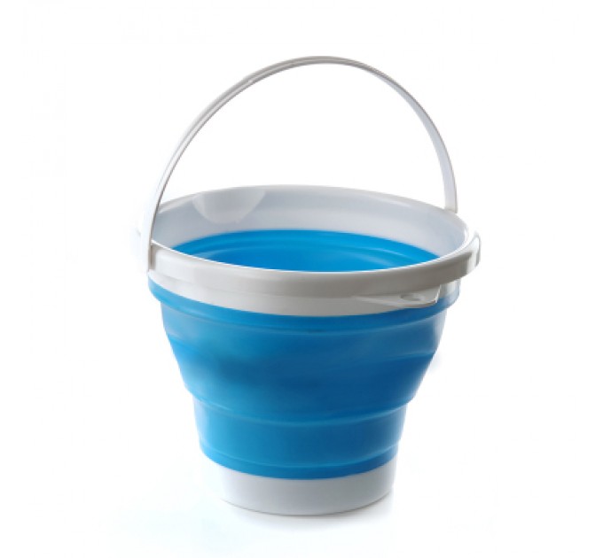 СИЛА Відро складне СИЛА силіконове 10 л blue (961004)