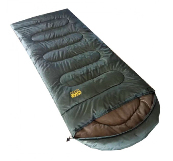 Спальний мішок СИЛА Ковдра XXL з підголовником (190+30) х 90 см +10°С (960923)