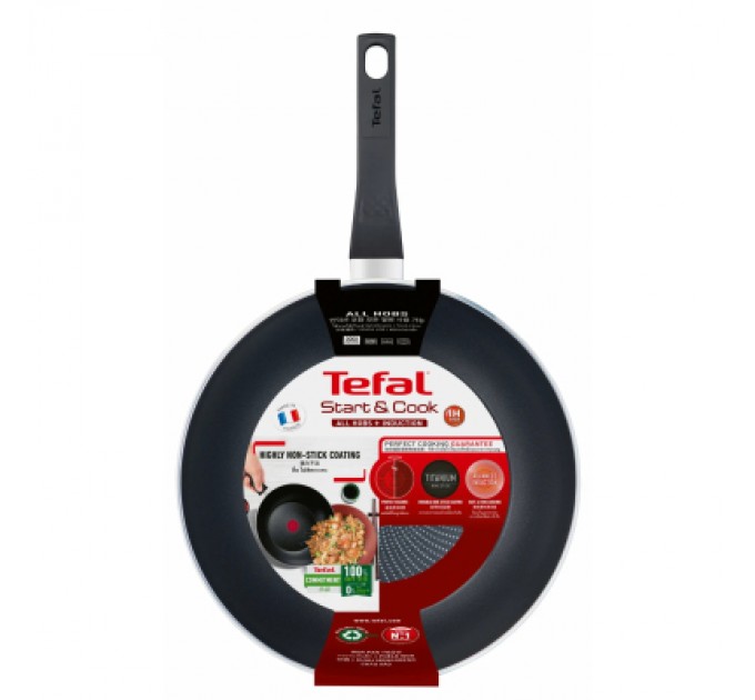 Tefal Сковорода Tefal Start&Cook ВОК 28см чорна (C2721953)