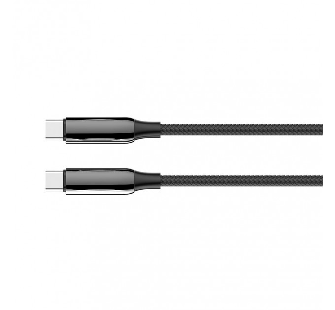 Кабель ColorWay USB Type-C + USB Type-C (M/M), 5.0 А, 1 м, Black (CW-CBPDCC069-BK)