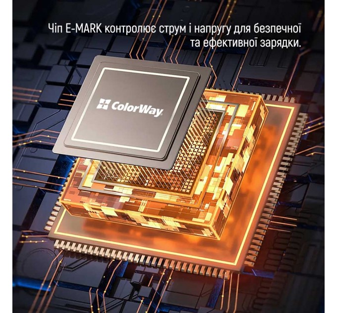 ColorWay Кабель ColorWay USB Type-C + USB Type-C (M/M), 5.0 А, 2 м, Black (CW-CBPDCC070-BK)