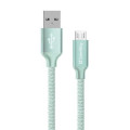 ColorWay Дата кабель USB 2.0 AM to Micro 5P 2.0m mint ColorWay (CW-CBUM009-MT)