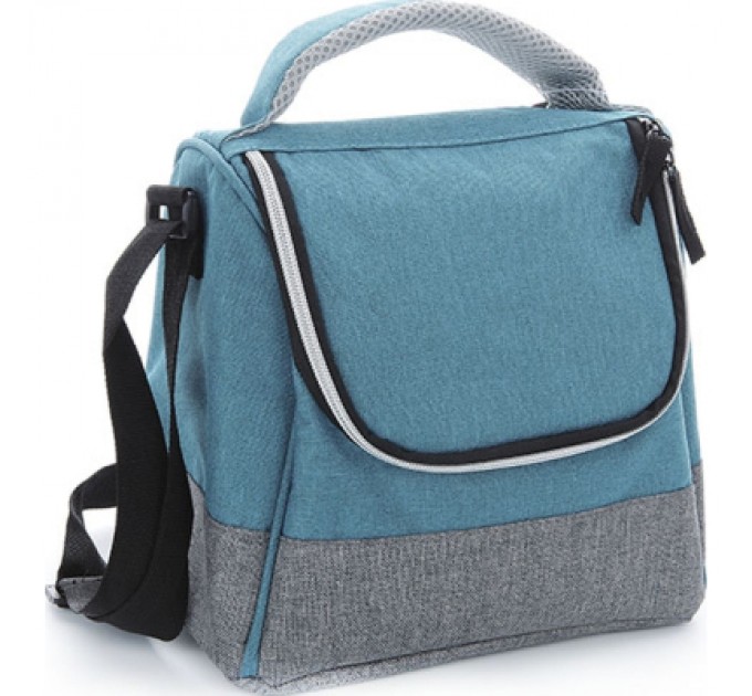 СИЛА Термосумка СИЛА 8 л бірюзова (25х15х21 см) (960606)