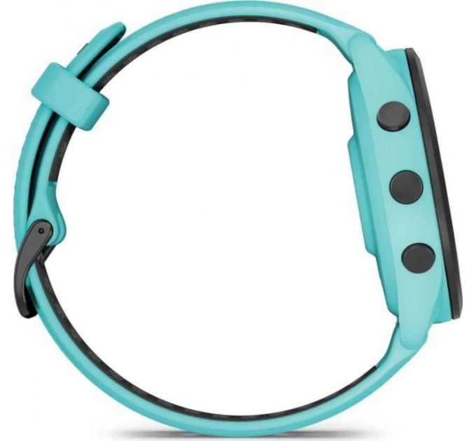Garmin Смарт-годинник Garmin Forerunner 265 Black Bezel with Aqua Case and Aqua/Black Silicone Band (010-02810-52)