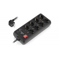 Фільтр живлення REAL-EL RS-Protect 805 1.8м Black (EL122300042)