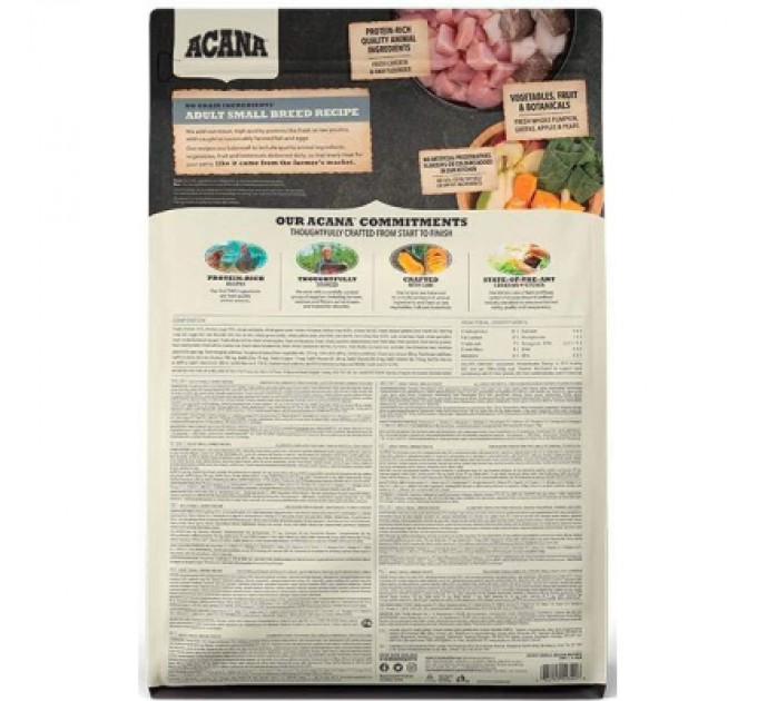 ACANA Сухий корм для собак ACANA Adult Small Breed Recipe 2 кг (0064992523206)