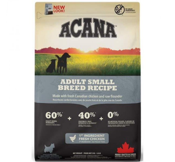 ACANA Сухий корм для собак ACANA Adult Small Breed Recipe 2 кг (0064992523206)