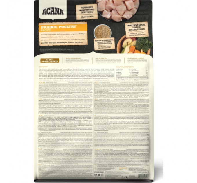 ACANA Сухий корм для собак ACANA Prairie Poultry 2 кг (0064992560218)