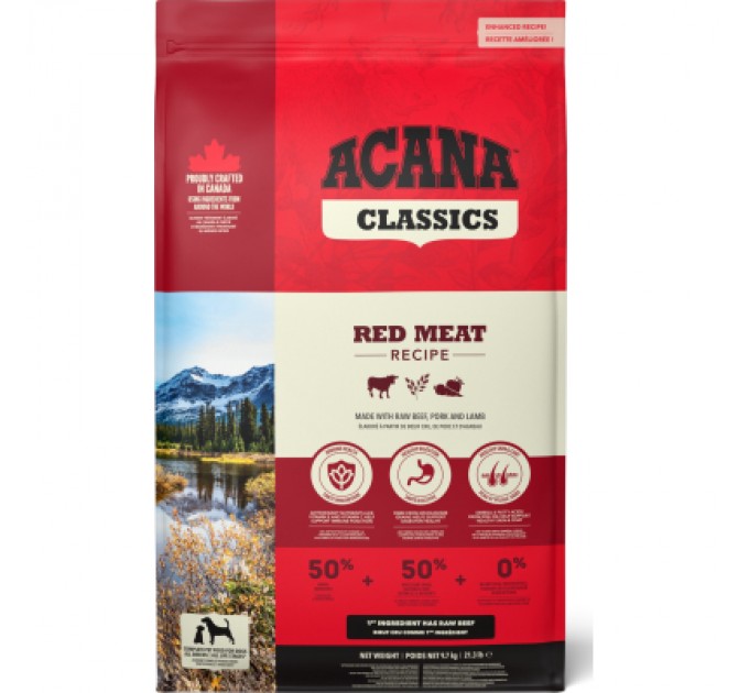 ACANA Сухий корм для собак ACANA Red Meat Recipe 9.7 кг (0064992561123)
