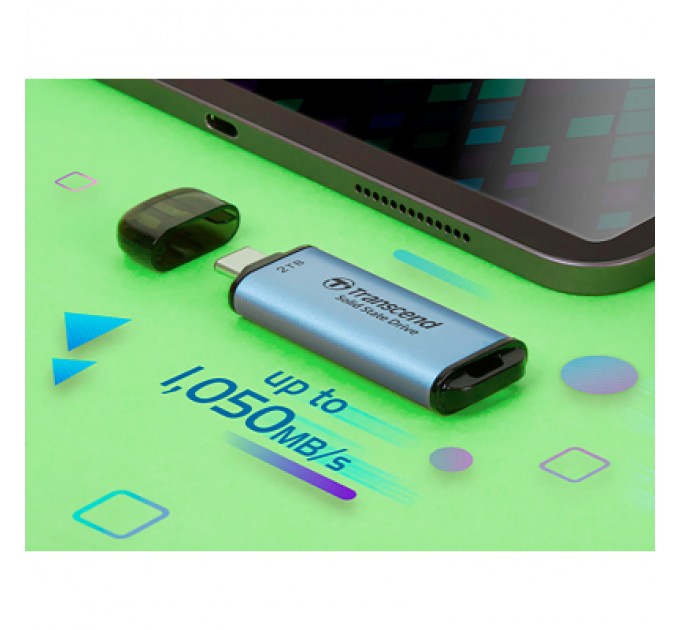 Transcend Накопичувач SSD USB Type-C 1TB ESD300 Transcend (TS1TESD300C)