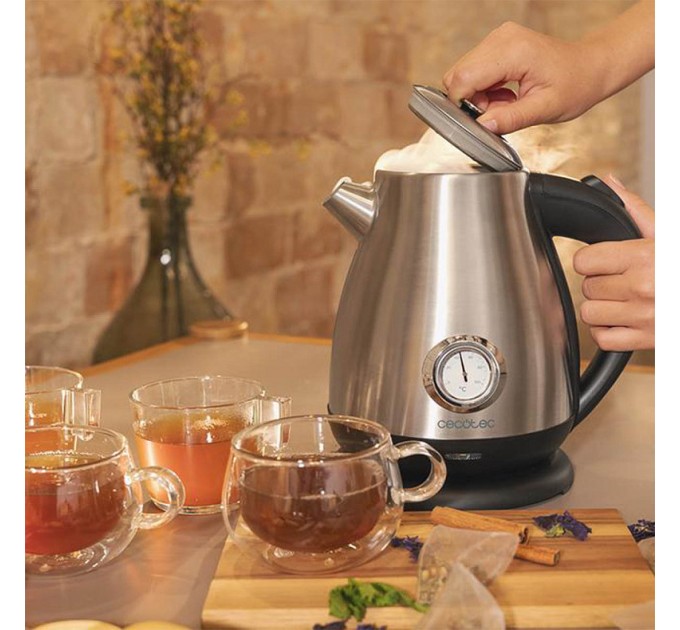 Електрочайник Cecotec ThermoSense 620 Retro Steel (CCTC-01458)