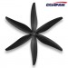 Gemfan Пропелер для дрона Gemfan 8040 3 Blade Propeller Black 1 pair (GF8040-3CN/HP098.PMCN8040-3B)