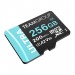 Team Карта пам`ятi MicroSDXC  256GB UHS-I/U3 Class 10 Team Ultra R200/W150MB/s + SD-адаптер (TULMSDX256GIA2V3022503)