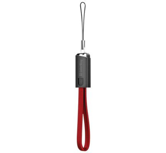 ColorWay Дата кабель USB 2.0 AM to Micro 5P 0.22m red ColorWay (CW-CBUM022-RD)