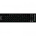 Grand-X Наклейка на клавіатуру Grand-X 68 keys UA green, Latin white (GXDGUA)
