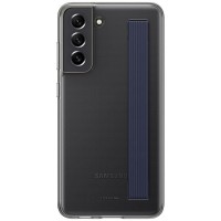 Чохол-накладка Samsung Clear Strap Cover для Samsung Galaxy S21 FE SM-G990 Dark Gray (EF-XG990CBEGRU)