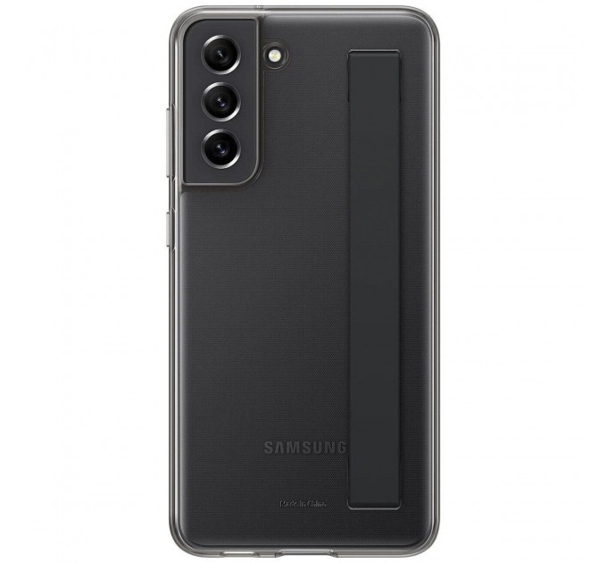 Samsung Чохол-накладка Samsung Clear Strap Cover для Samsung Galaxy S21 FE SM-G990 Dark Gray (EF-XG990CBEGRU)