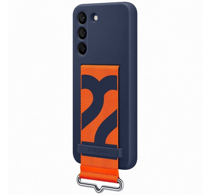 Samsung Чохол-накладка Samsung Silicone Cover with Strap для Samsung Galaxy S22 SM-S901 Navy (EF-GS901TNEGRU)