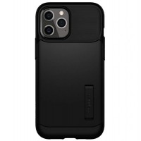 Чохол-накладка Spigen Slim Armor для Apple iPhone 12 Pro Max Black (ACS01479)