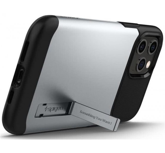 Spigen Чохол-накладка Spigen Slim Armor для Apple iPhone 12 Pro Max Satin Silver (ACS01482)