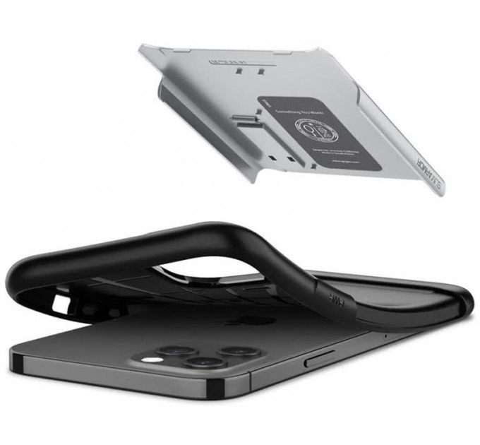 Spigen Чохол-накладка Spigen Slim Armor для Apple iPhone 12 Pro Max Satin Silver (ACS01482)