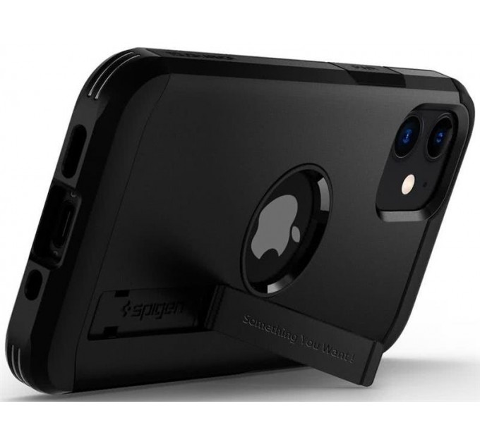 Spigen Чохол-накладка Spigen Tough Armor для Apple iPhone 12 Mini Black (ACS01753)