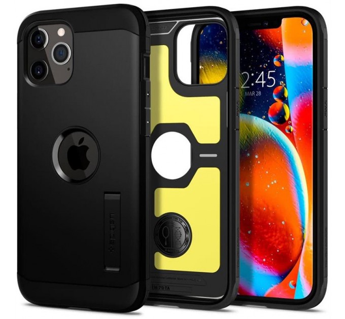 Spigen Чохол-накладка Spigen Tough Armor для Apple iPhone 12 Pro Max Black (ACS01626)