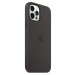 Чохол-накладка Apple Silicone Case with MagSafe для Apple iPhone 12 Pro Max Black (MHLG3)