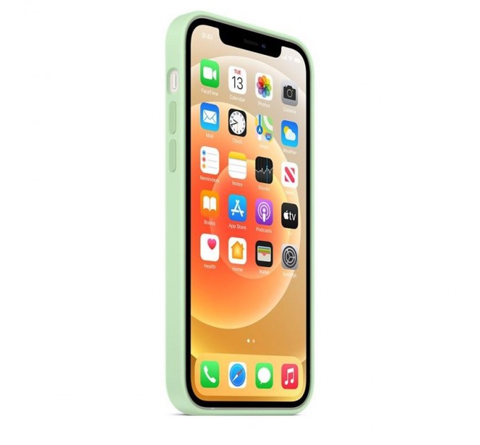 Apple Чохол-накладка Apple Silicone Case with MagSafe для Apple iPhone 12 Pro Max Pistachio (MK053)