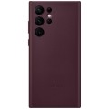 Samsung Чохол-накладка Samsung Leather Cover для Samsung Galaxy S22 Ultra SM-S908 Burgundy (EF-VS908LEEGRU)
