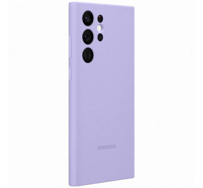 Чохол-накладка Samsung Silicone Cover для Samsung Galaxy S22 Ultra SM-S908 Fresh Lavender (EF-PS908TVEGRU)