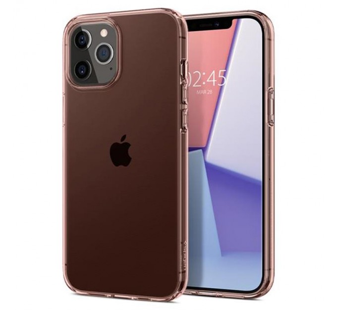 Spigen Чохол-накладка Spigen Crystal Flex для Apple iPhone 12/12 Pro Rose Crystal (ACS01518)
