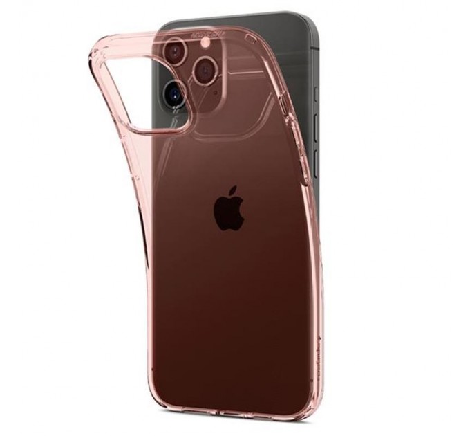 Spigen Чохол-накладка Spigen Crystal Flex для Apple iPhone 12/12 Pro Rose Crystal (ACS01518)