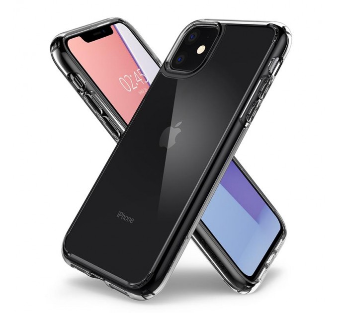 Spigen Чохол-накладка Spigen Crystal Hybrid для Apple iPhone 11 Crystal Clear (076CS27086)