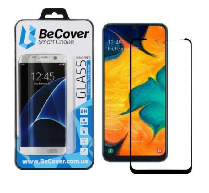 BeCover Скло захисне BeCover Samsung Galaxy A30/A30s 2019 SM-A305/SM-A307 Black (703442)