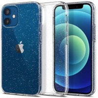 Чохол-накладка Spigen Liquid Crystal Glitter для Apple iPhone 12 Mini Crystal Quartz (ACS01741)