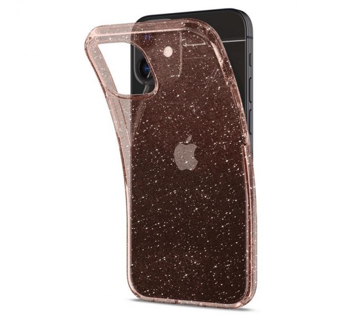 Spigen Чохол-накладка Spigen Liquid Crystal Glitter для Apple iPhone 12 Mini Rose Quartz (ACS01742)