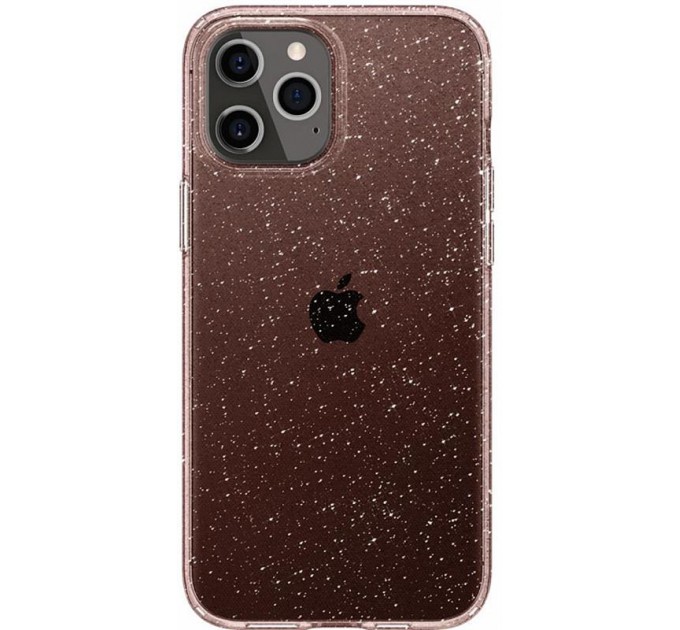 Spigen Чохол-накладка Spigen Liquid Crystal Glitter для Apple iPhone 12/12 Pro Rose Quartz (ACS01699)